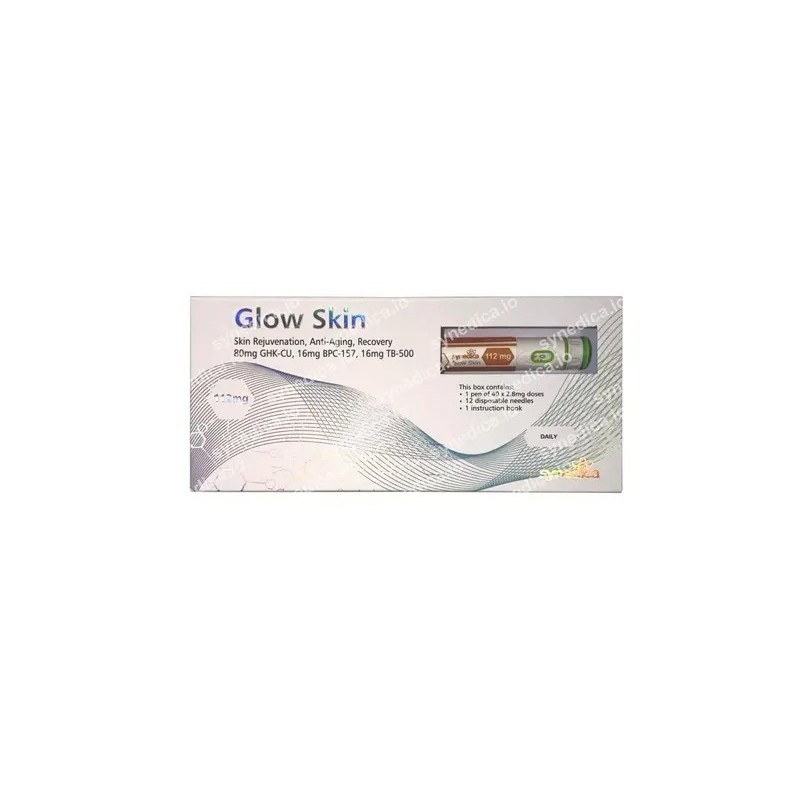 Glow Skin 112mg Synedica: Revolucionário Anti-Aging e Clareador